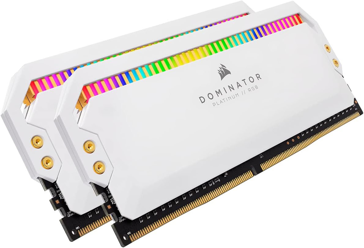 رم 64 گیگابایت 5200 مگاهرتز DOMINATOR PLATINUM RGB WHITE DDR5 کورسیر
