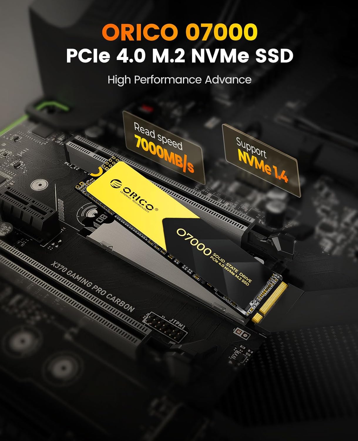 حافظه اس اس دی اوریکو مدل O7000 M.2 NVMe ظرفیت 1 ترابایت