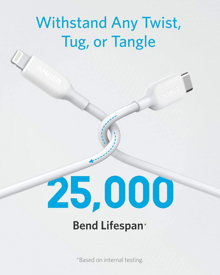 کابل شارژ Lightning انکر مدل A8833H21 طول 1.8 متر
