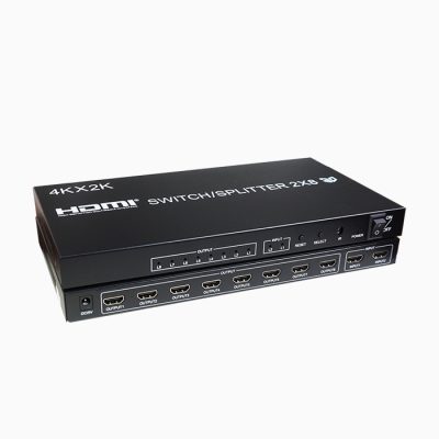 سوییچ اسپلیتر HDMI 2×8 کی نت مدل K-SWSP1428