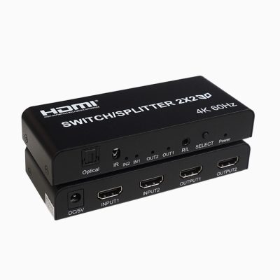 سوییچ اسپلیتر HDMI 2×2 کی نت مدل KSS22