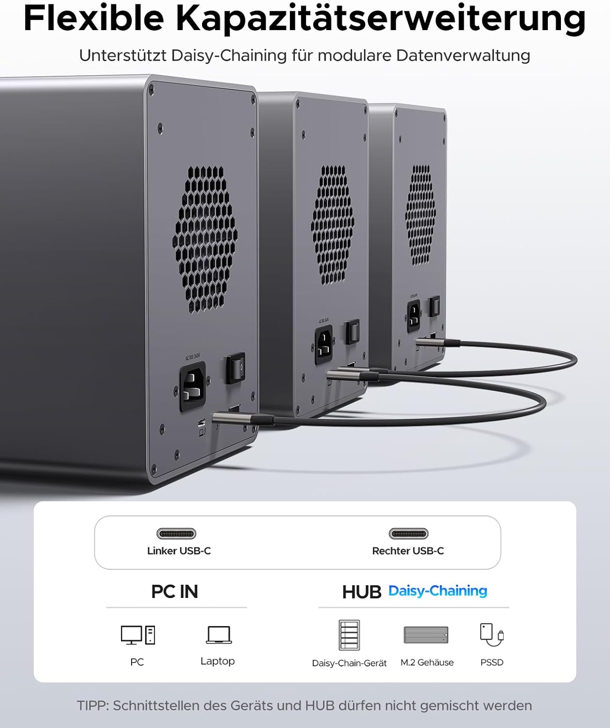 باکس هارد 3.5 اینچ پنجBay اوریکو مدل 9858T3