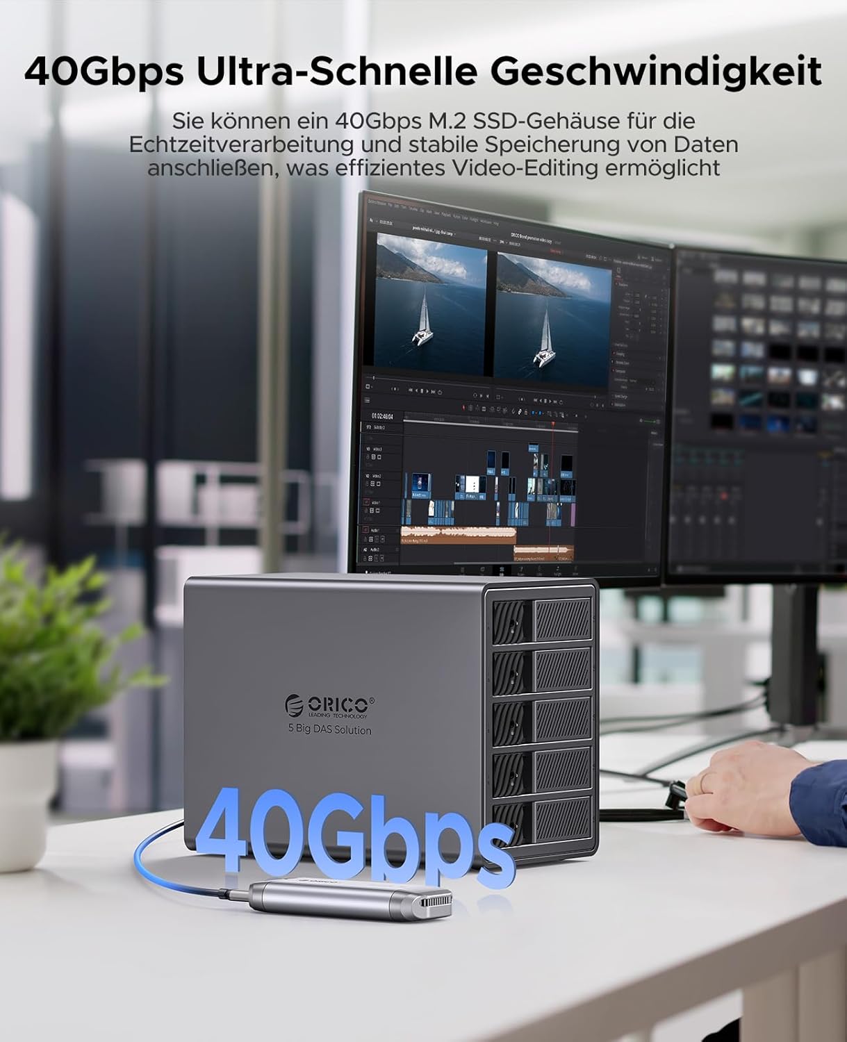 باکس هارد 3.5 اینچ پنجBay اوریکو مدل 9858T3