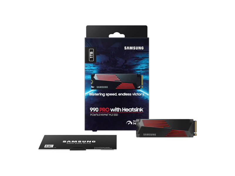 حافظه اس اس دی سامسونگ مدل 990PRO Heatsink NVMe ظرفیت 1 ترابایت