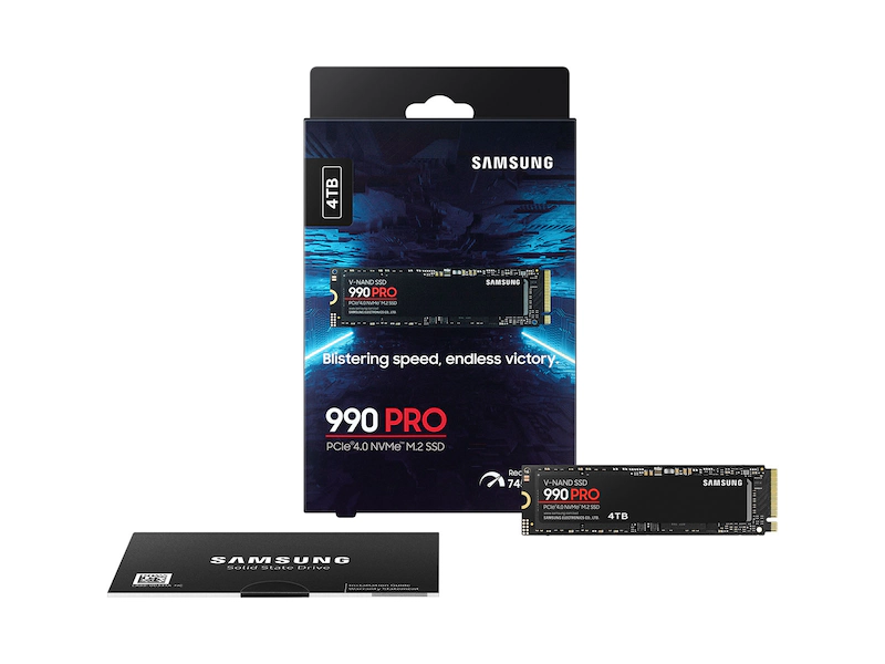 حافظه اس اس دی M.2 NVMe سامسونگ مدل 990 PRO ظرفیت 4 ترابایت