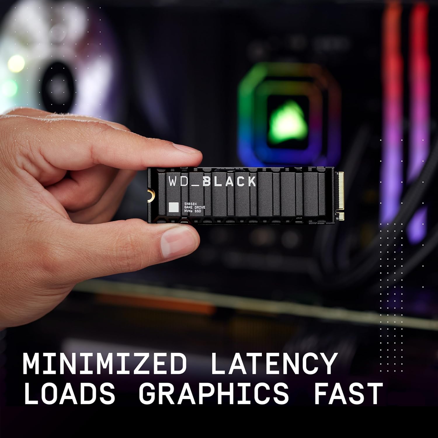 حافظه اس‌ اس‌ دی M.2 NVMe وسترن دیجیتال مدل WD Black SN850X for PS5 ظرفیت 2 ترابایت