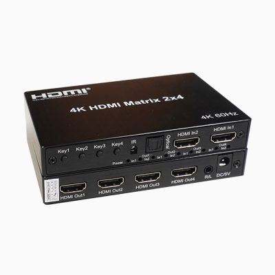 ماتریکس سوئیچ 2 در 4 HDMI کی نت مدل K-MAHD2024