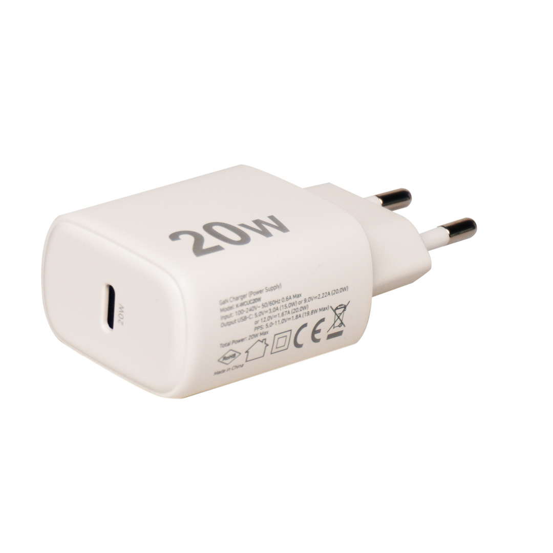 شارژر دیواری 20w کی نت مدل K-WCUC20W
