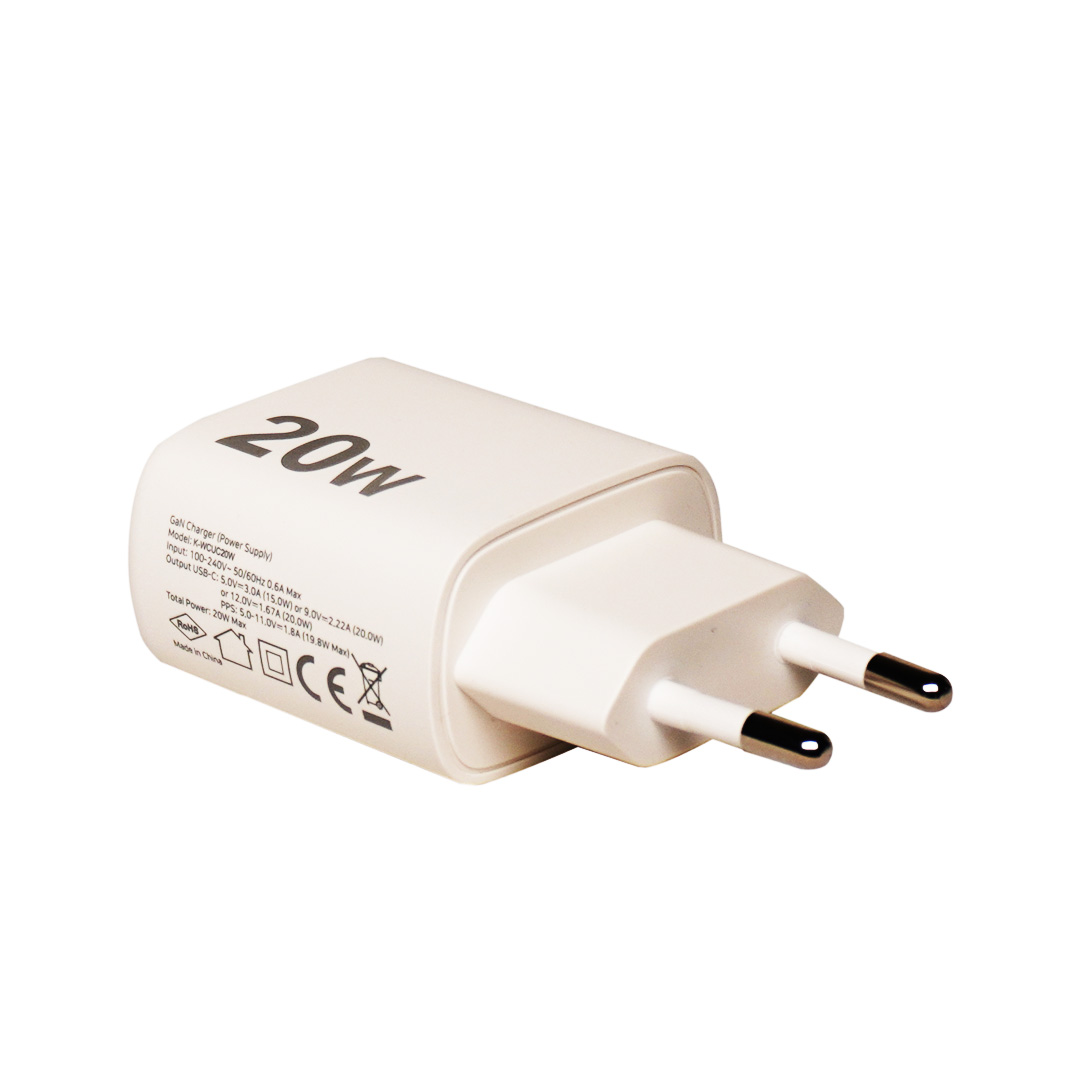 شارژر دیواری 20w کی نت مدل K-WCUC20W