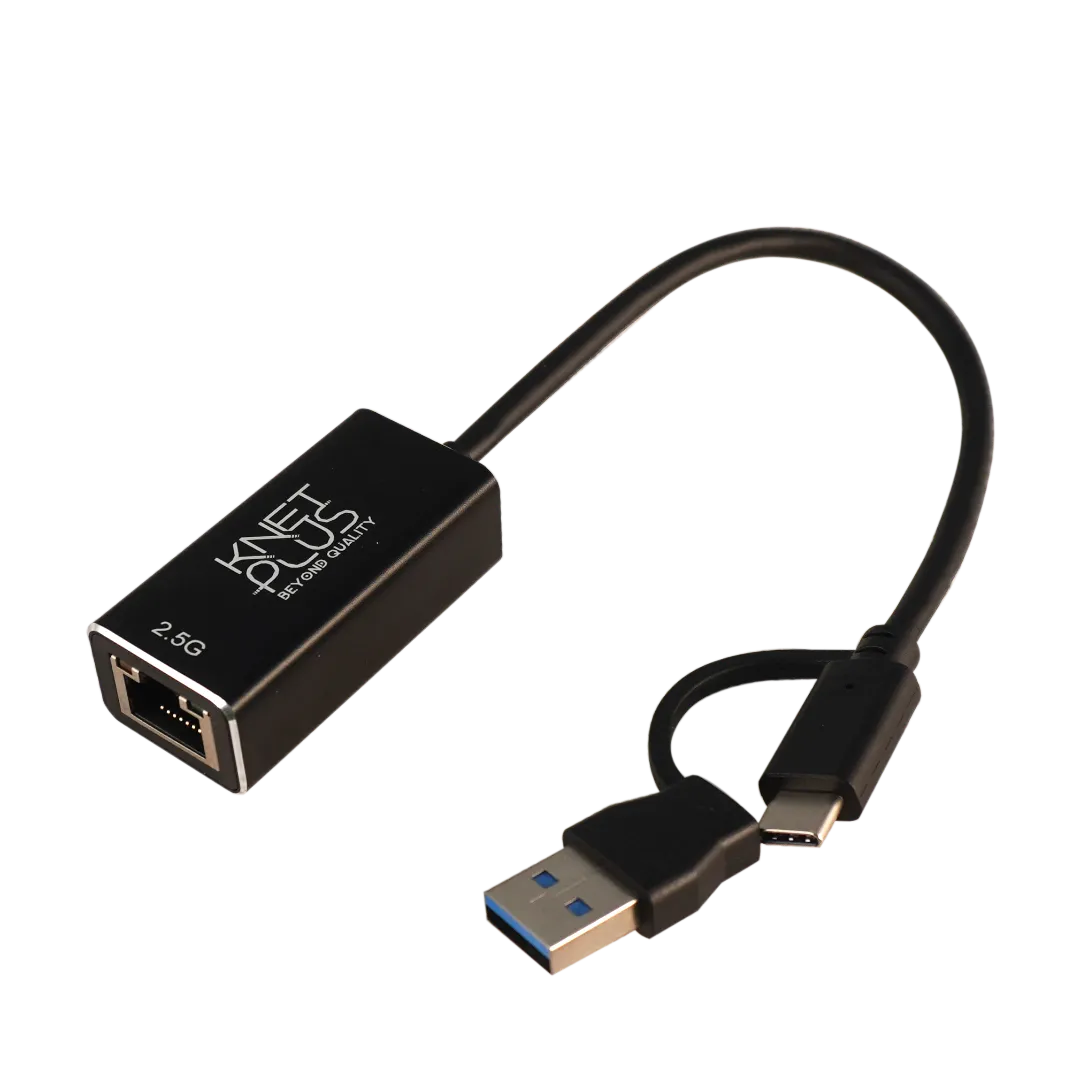 کارت شبکه Type-C / USB کی نت پلاس مدل KP-COAC30LA25