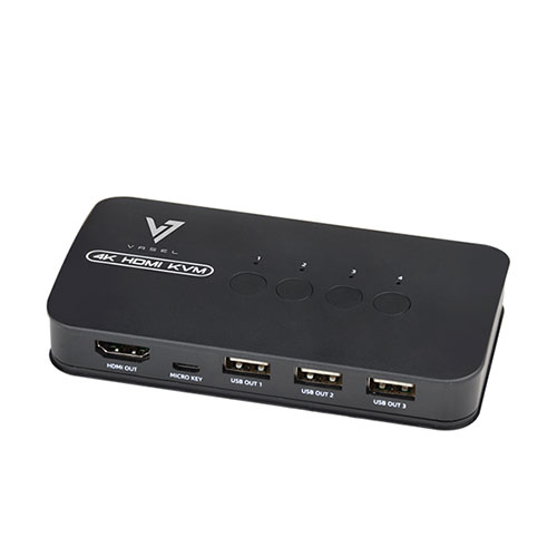 کی وی ام سوئیچ 4 پورت HDMI واصل مدل VSL-HK401