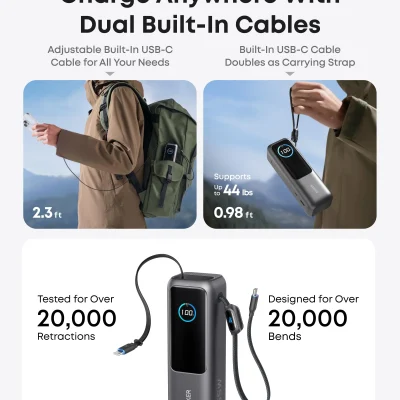 پاوربانک 25000mA انکر 165W مدل A1695H11