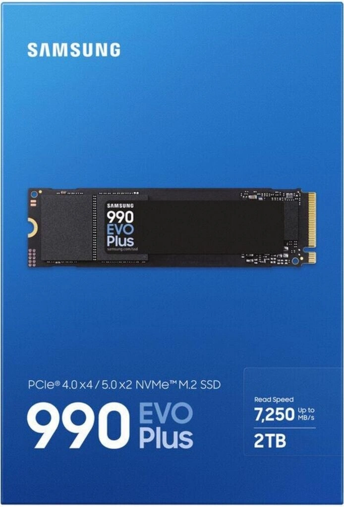 حافظه اس اس دی M.2 NVMe سامسونگ مدل 990 EVO Plus ظرفیت 2 ترابایت