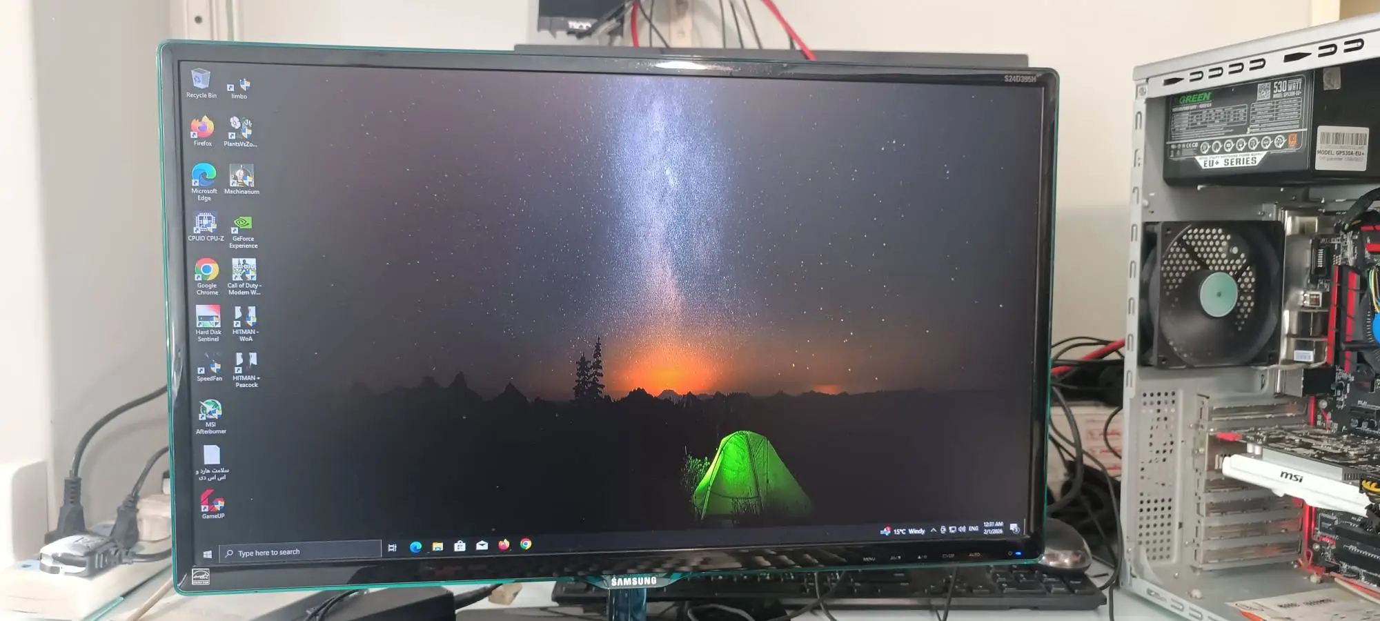 کیس استوک گیمینگ I5 و GTX 950  و 8 گیگ رم