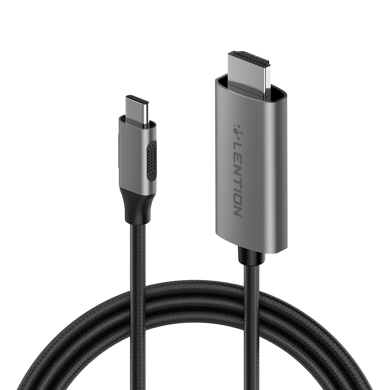 کابل تبدیل USB-C به HDMI لنشن CU707 طول 3 متر