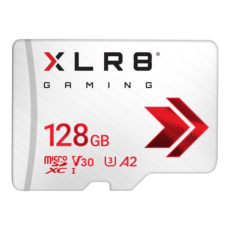 مموری کارت microSD پی ان وای XLR8 Gaming Class 10 U3 V30 ظرفیت 128 گیگابایت