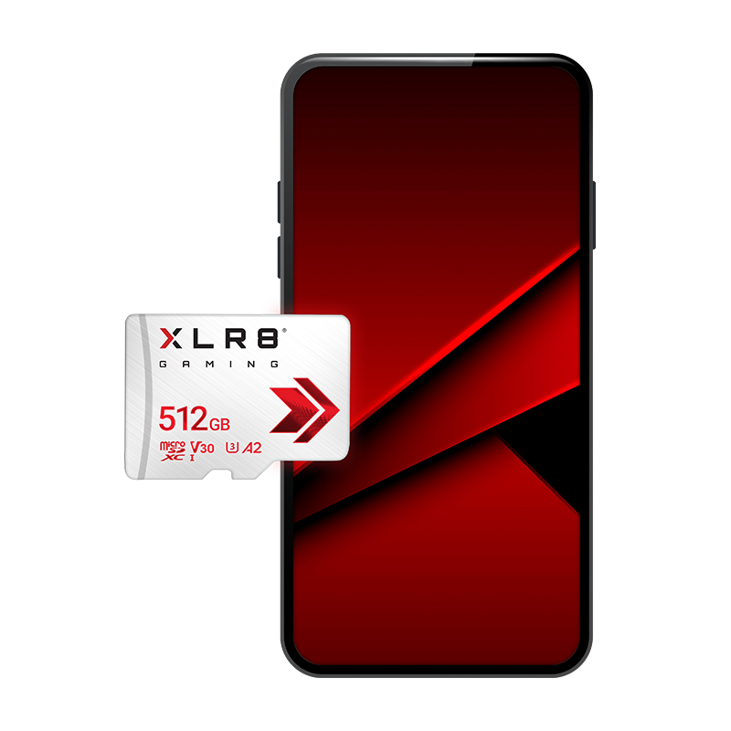 مموری کارت microSD پی ان وای XLR8 Gaming Class 10 U3 V30 ظرفیت 512 گیگابایت