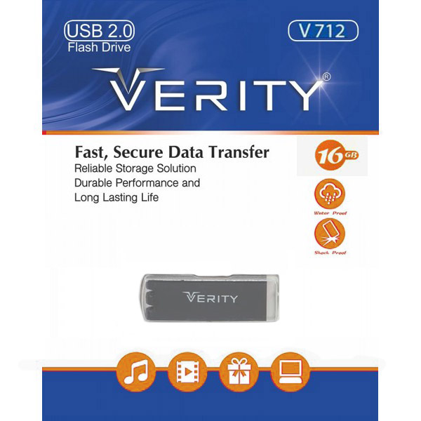 فلش مموری وریتی مدل V712 USB 2.0 ظرفیت 16 گیگابایت