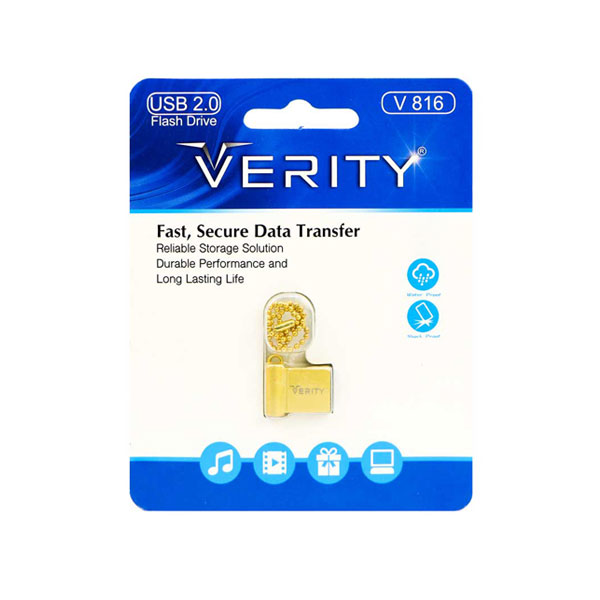 فلش مموری وریتی مدل V816 USB 2.0 ظرفیت 16 گیگابایت