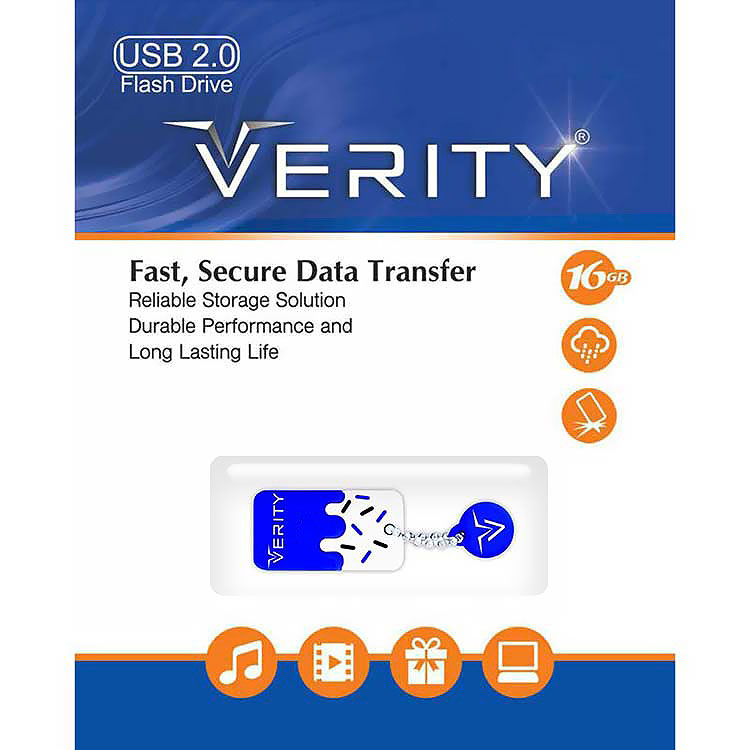 فلش مموری وریتی مدل V901 USB 2.0 ظرفیت 16 گیگابایت